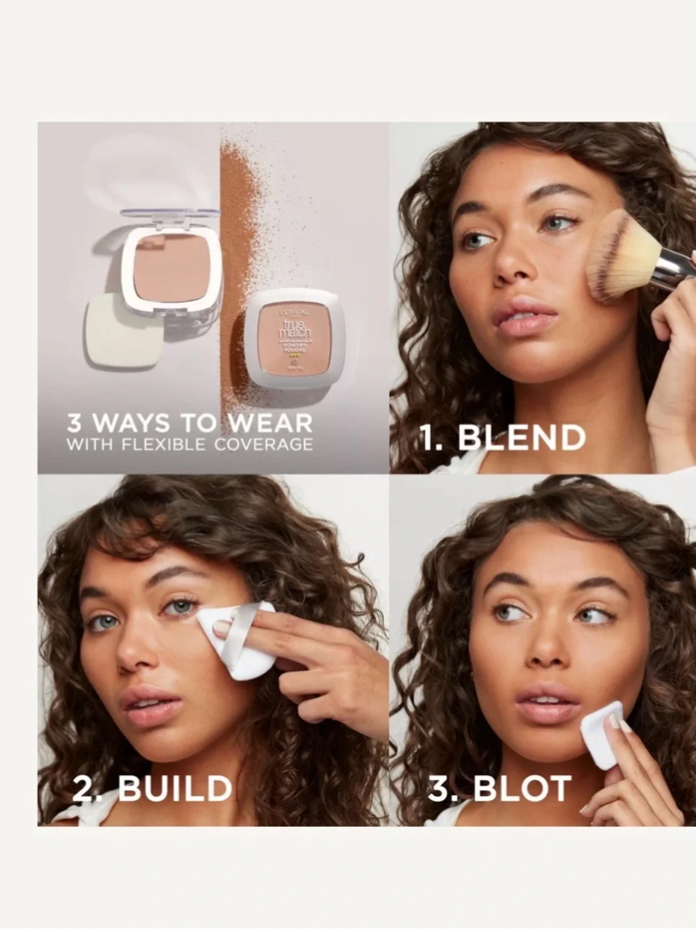 L'Oreal True Match Powder C2 Light - Soft Beige
